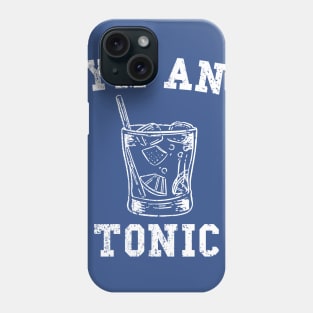 Fun Gym and Tonic distressed design Phone Case