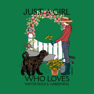 Just a Girl - Brown Retriever T-Shirt