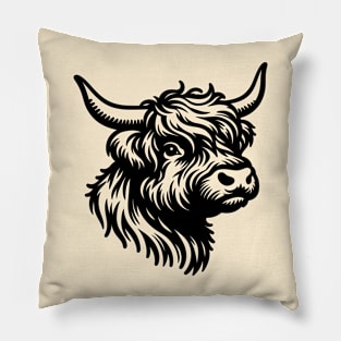 Highland Cow Pillow