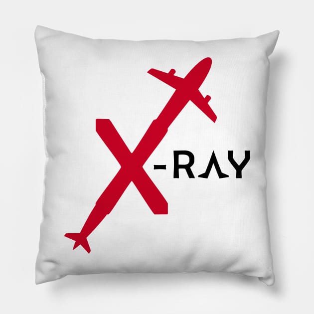 X-RAY Aviation Phonetic Alphabet Pilot Airplane Pillow by For HerHim