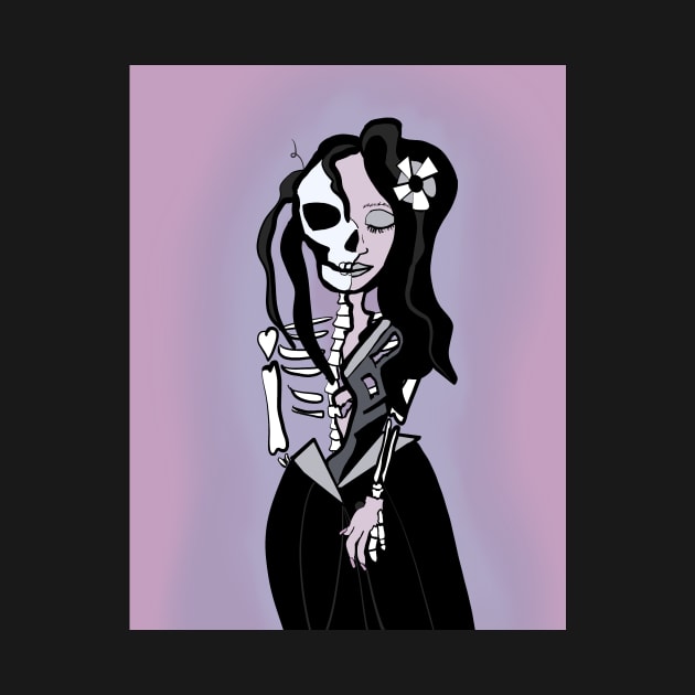 Gothic Art Victorian Corpse Woman by Pixel Paragon