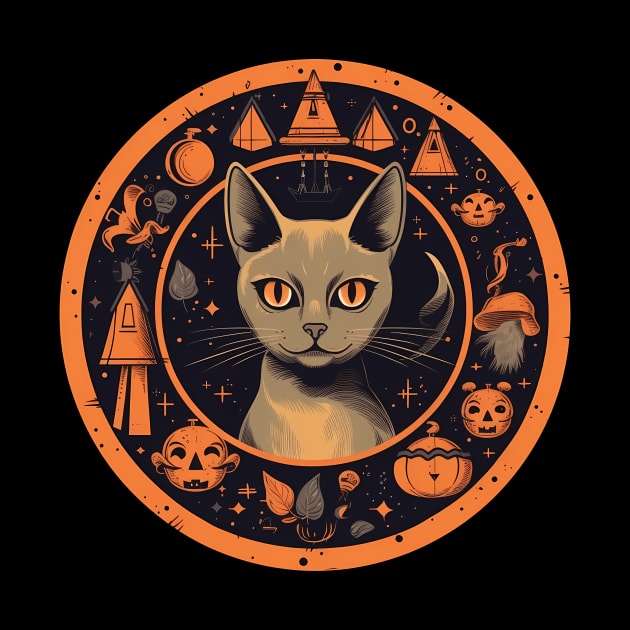 Abyssinian Cat Halloween, Cat Lover by dukito