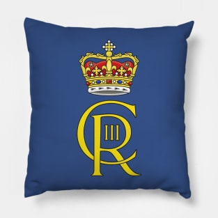 Scottish royal cypher of Charles III Pillow