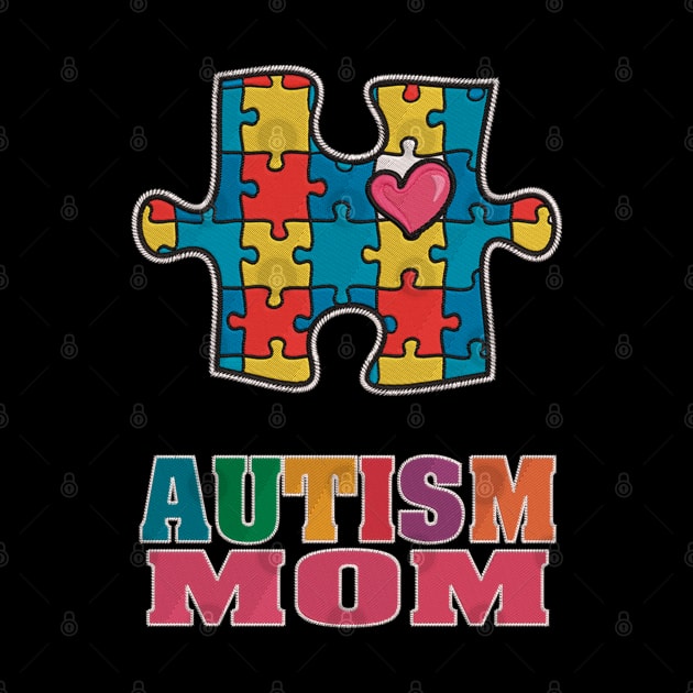 Autism Mom by Velvet Love Design 