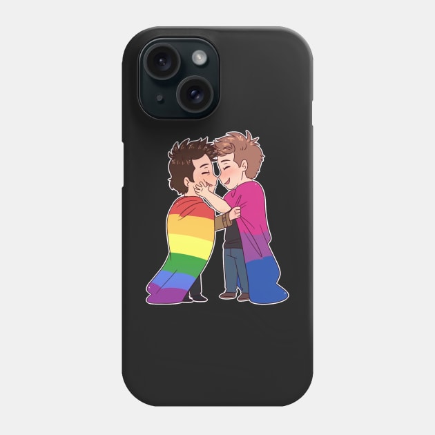 Pride Destiel Phone Case by archervale