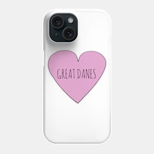 Great Danes Love Phone Case