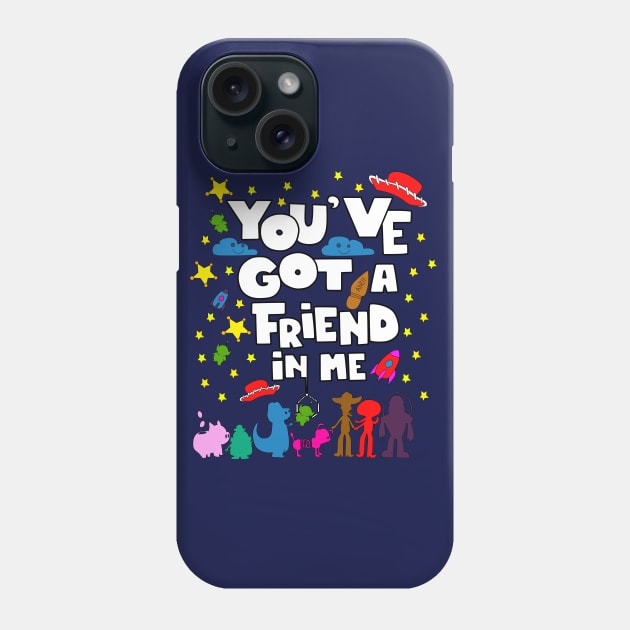 love, toys and friends Phone Case by jorge_lebeau