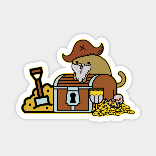 Cat pirate and Treasure Magnet