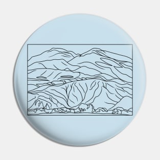 Black Mesa Landscape New Mexico Pin