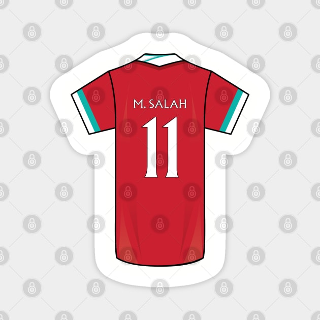 Mo Salah Jersey Magnet by WalkDesigns