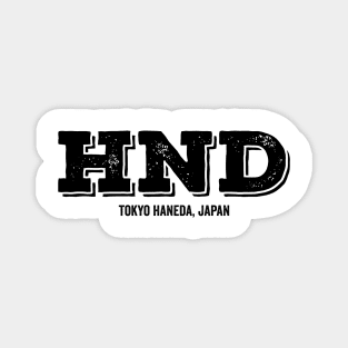 HND Tokyo Haneda Japan Airport Code Magnet