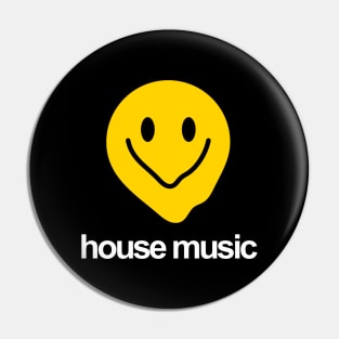 HOUSE MUSIC - DEFORM FACE YELLOW EDITION Pin