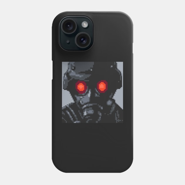 Resident Evil Hunk Pixel Art Phone Case by AlleenasPixels