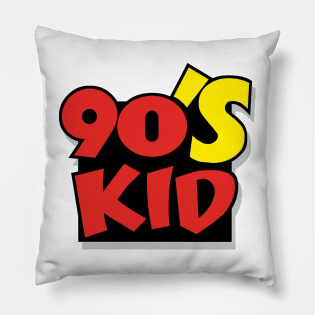 90's Kid Pillow by Batang 90s Art