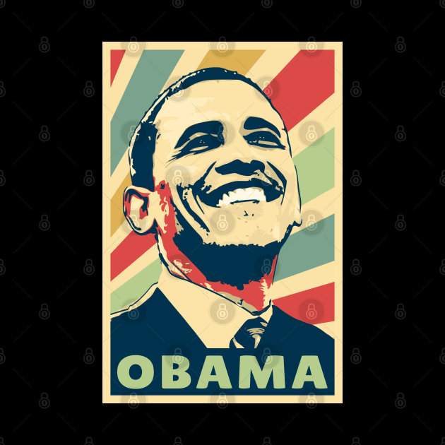Barack Obama Vintage Colors by Nerd_art