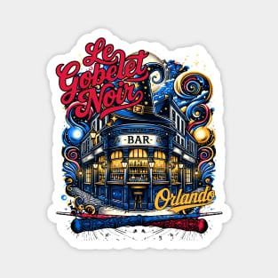 Le Gobelet Noir Paris Bar and Restaurant Orlando Florida Magnet