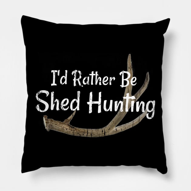 SHED HUNTING Pillow by Cult Classics