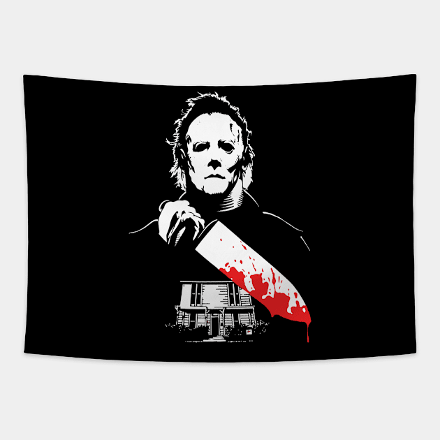 Call me Mike Tapestry by old_school_designs