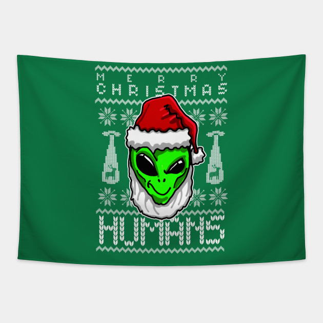 alien christmas sweater