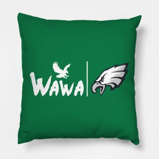 Wawa Go Birds Philadelphia Eagles Logo Pillow