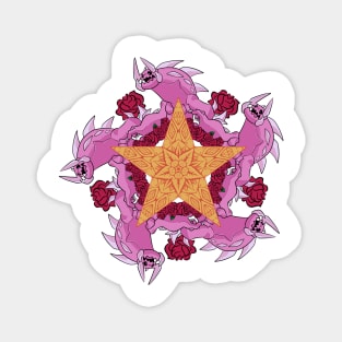 Rosy Kaiju Star Magnet