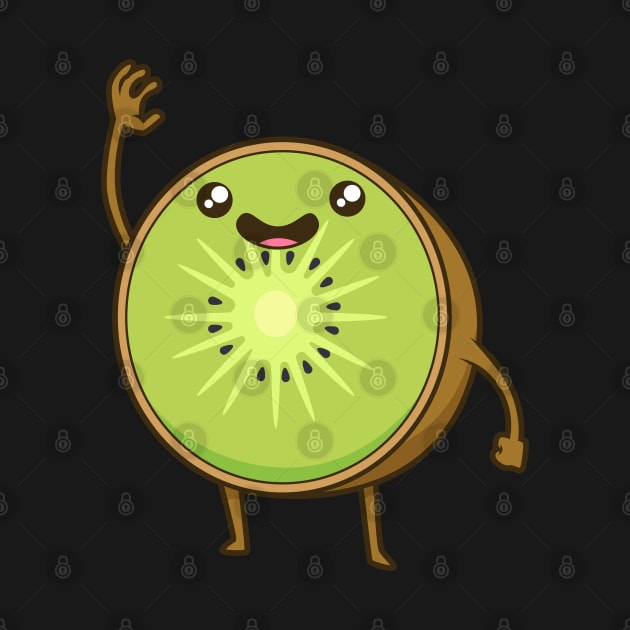 Kawaii Cartoon Kiwi by Modern Medieval Design