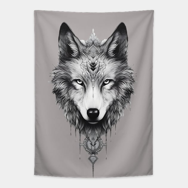 Wolf Tapestry by TooplesArt