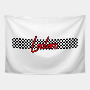 Race Flag Design - Charles Leclerc Tapestry