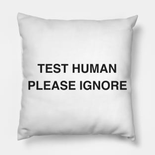 Test Human Please Ignore Pillow