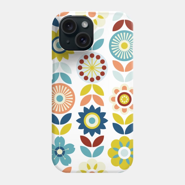 Scandinavian flowers Phone Case by mil_papeles