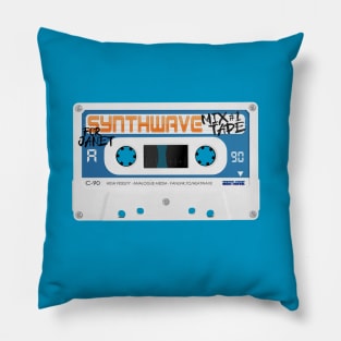 SYNTHWAVE MIXTAPE #1 (JANET) Pillow