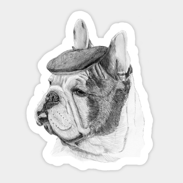 french bulldog with beret