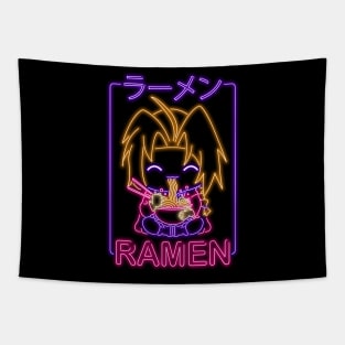 Neon Ramen Alchemist Tapestry