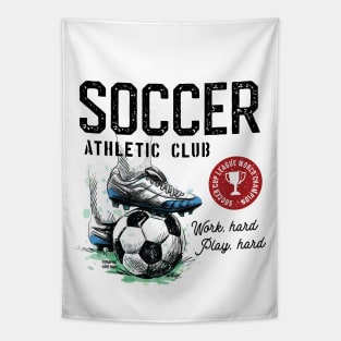 Soccer Athletic Club © GraphicLoveShop Tapestry