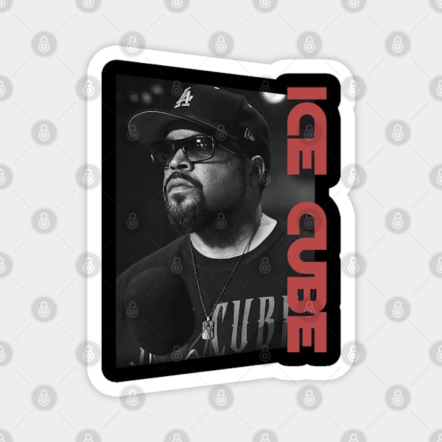 the ice cube the rapper - monochrome style Magnet by BUBBLEMOON