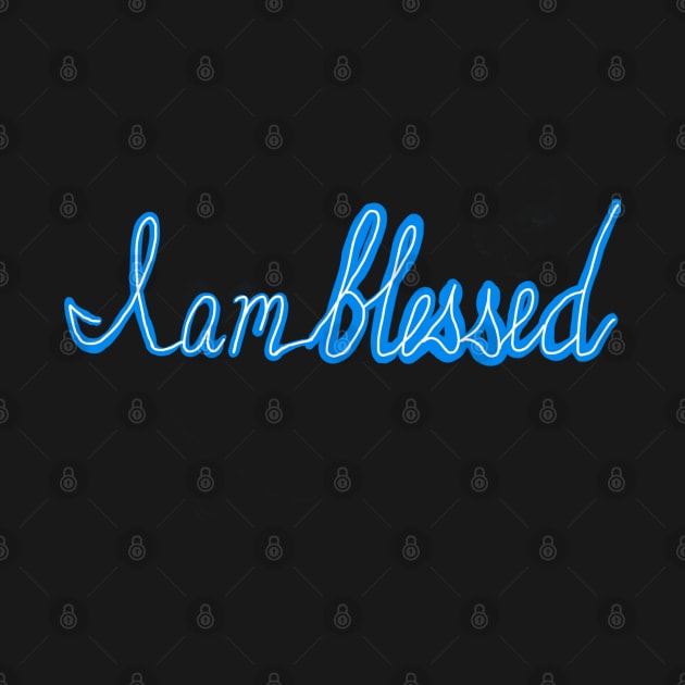 I am blessed, handwritten by Artonmytee