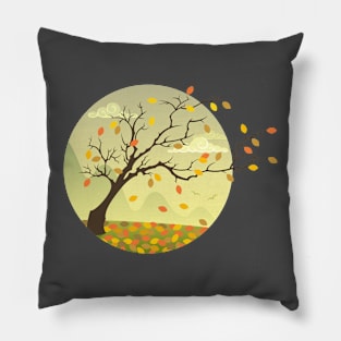 A colorful tree Pillow