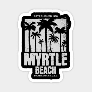 Myrtle Beach, South Carolina Palm Trees Magnet