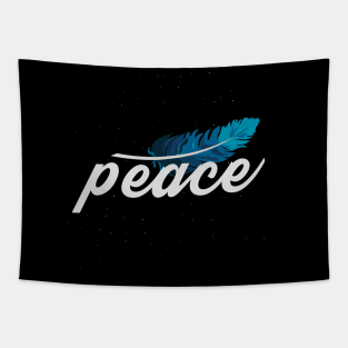 Peace Dove Feather Tapestry