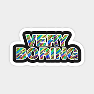 Very boring rainbow design Magnet