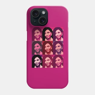 Crushed out on Jasmine Crockett - in plums Phone Case