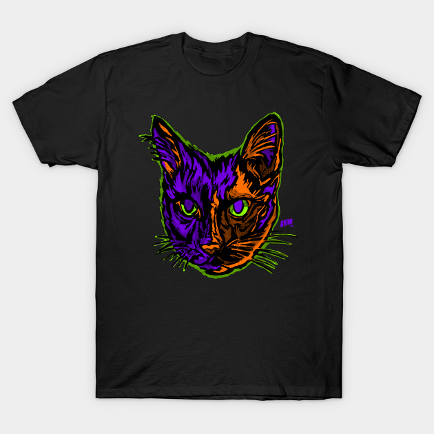 Discover Scratch Cat - Black Cat Halloween - T-Shirt