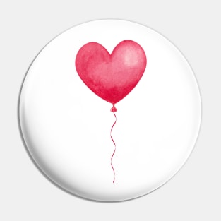 Heart balloon Pin