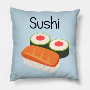 Sushi Face Pillow