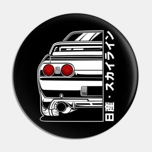 Nissan Skyline R32 GTR (White Print) Pin