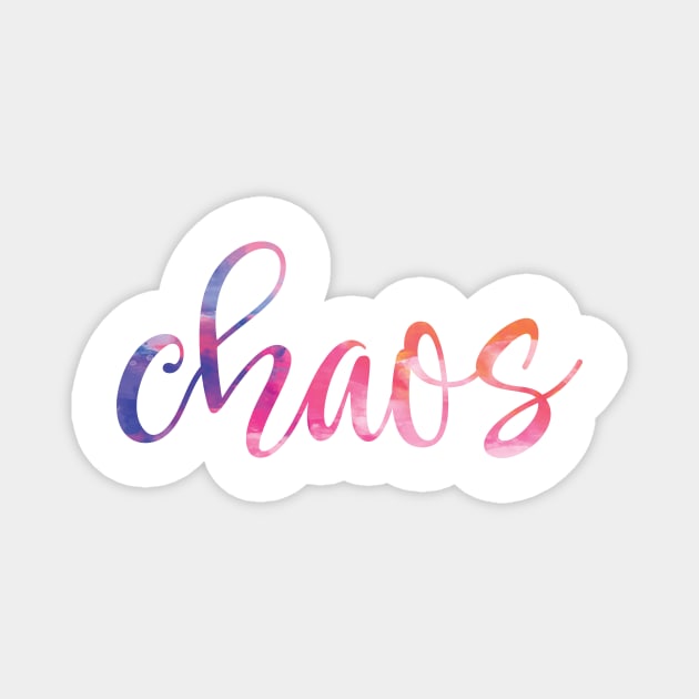 Chaos in color Magnet by hristartshop