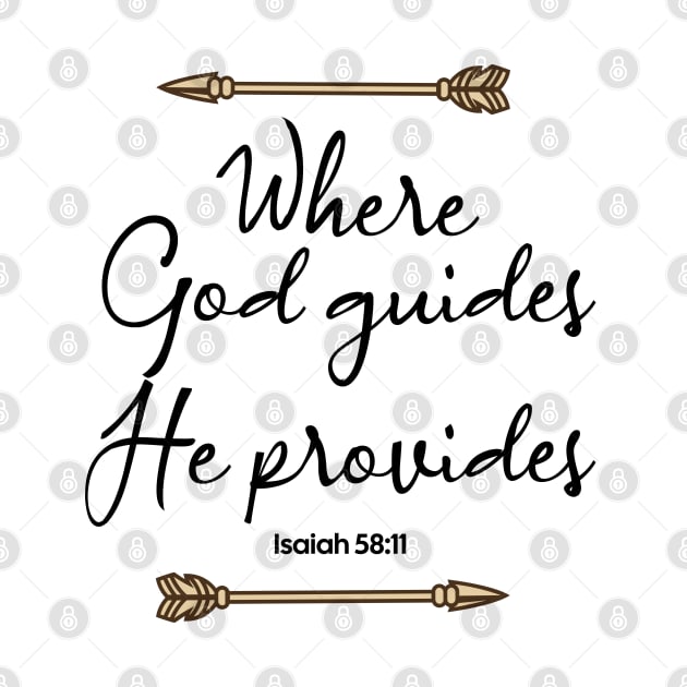 Where God Guides He Provides by Prince Ramirez