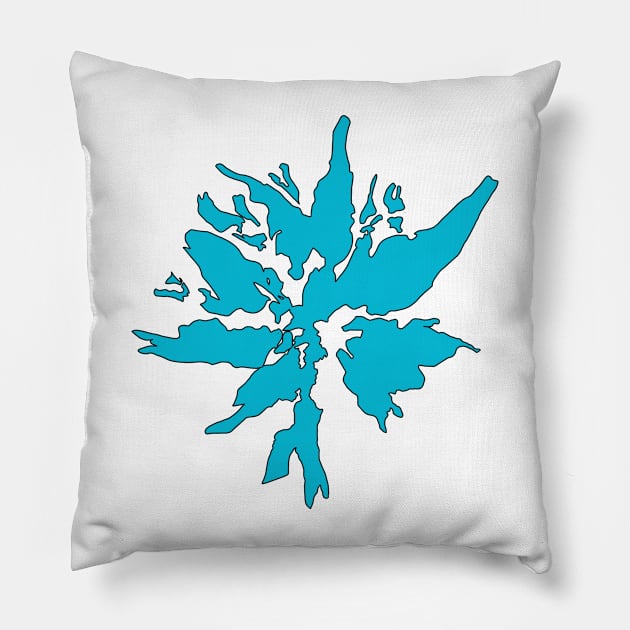 Mount Hood Glaciers Pillow by CorrieMick