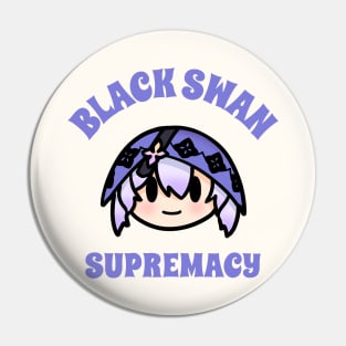 Honkai star rail black swan chibi supremacy typography game text | Morcaworks Pin