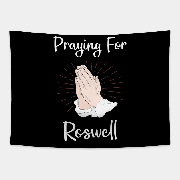 Praying For Roswell Tapestry by blakelan128